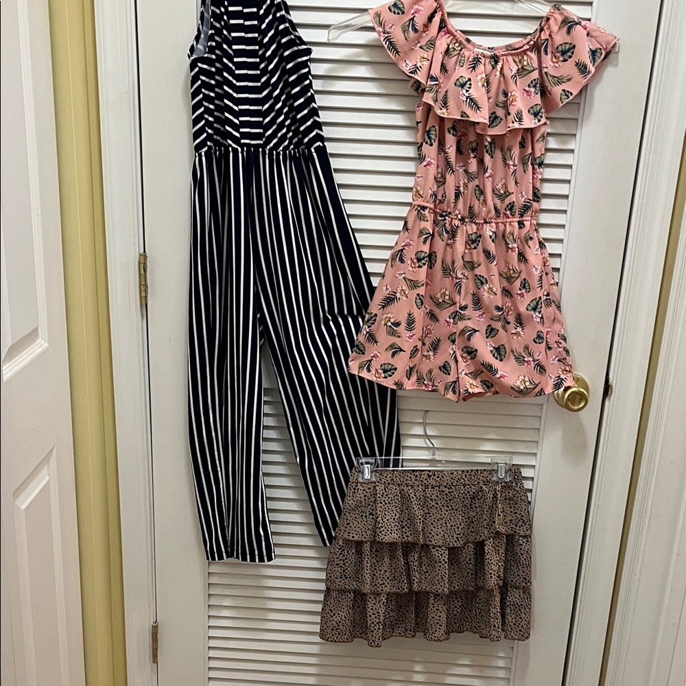 Jumpsuit, romper and skirt girls